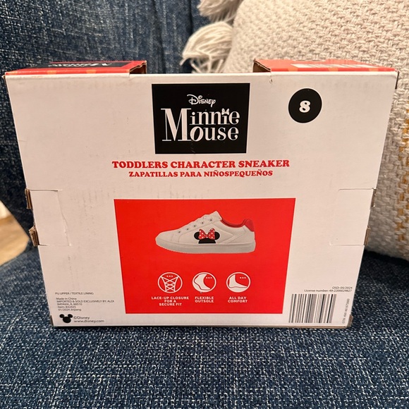 Aldi 2024 Minnie Mouse Sneakers Toddler size 8 - Picture 3 of 3